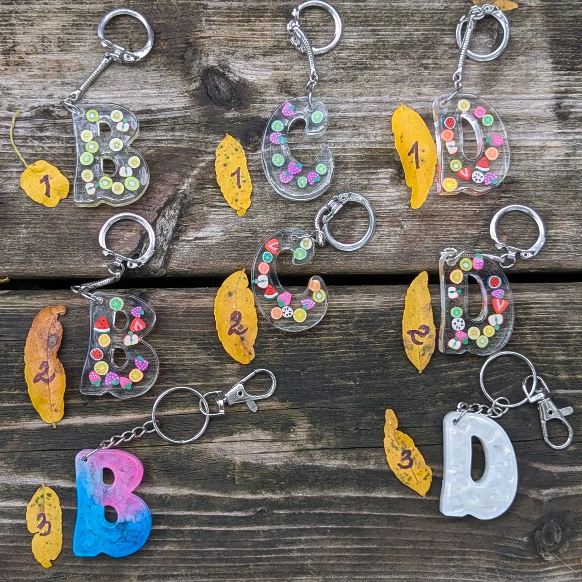 Letter Key Chain
