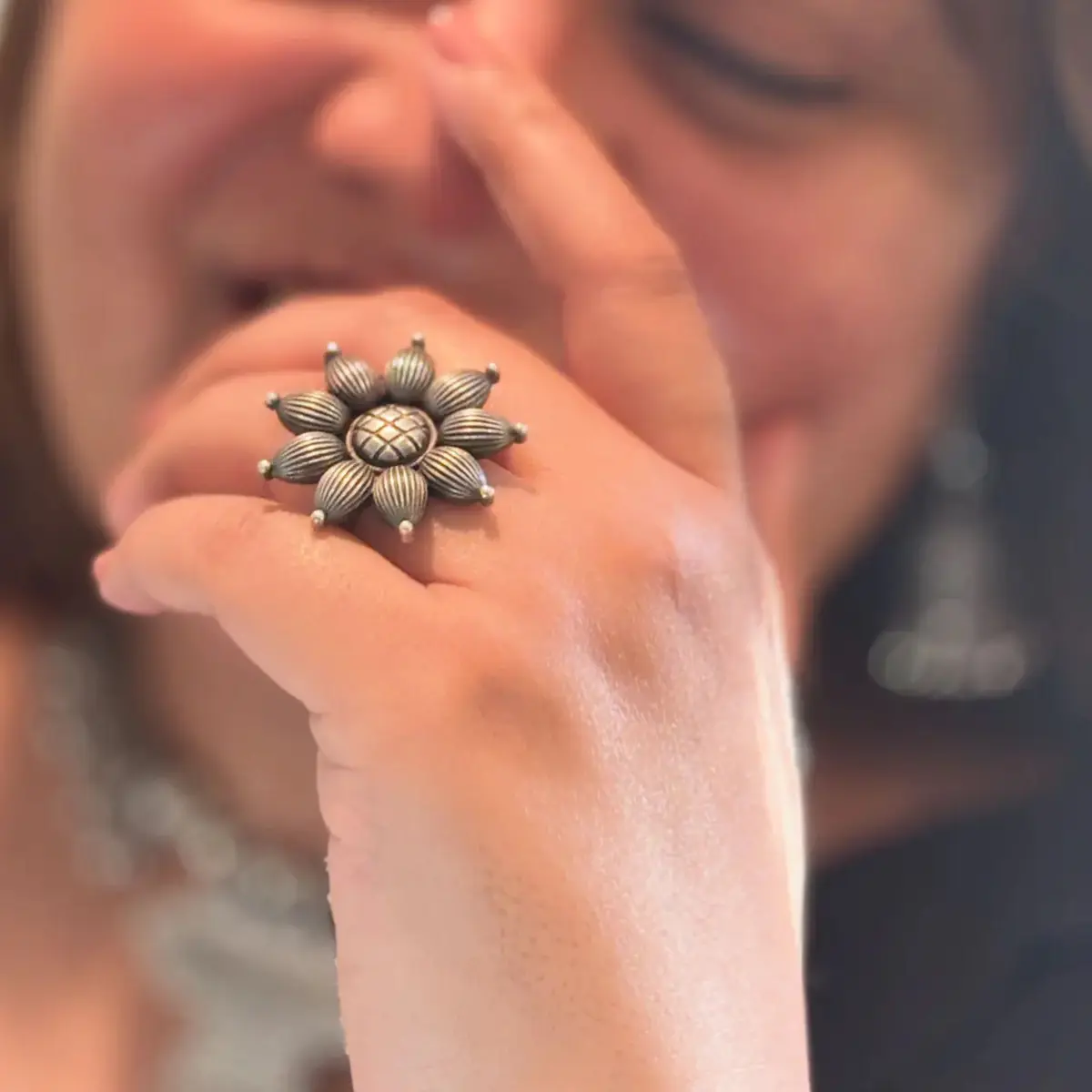 Silver Coated Ring for Women