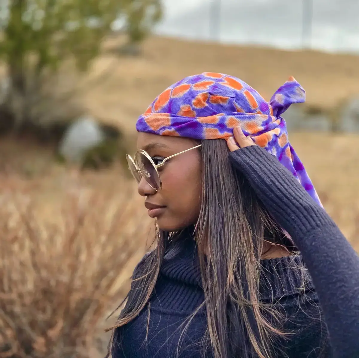 Adire Scarf for Women