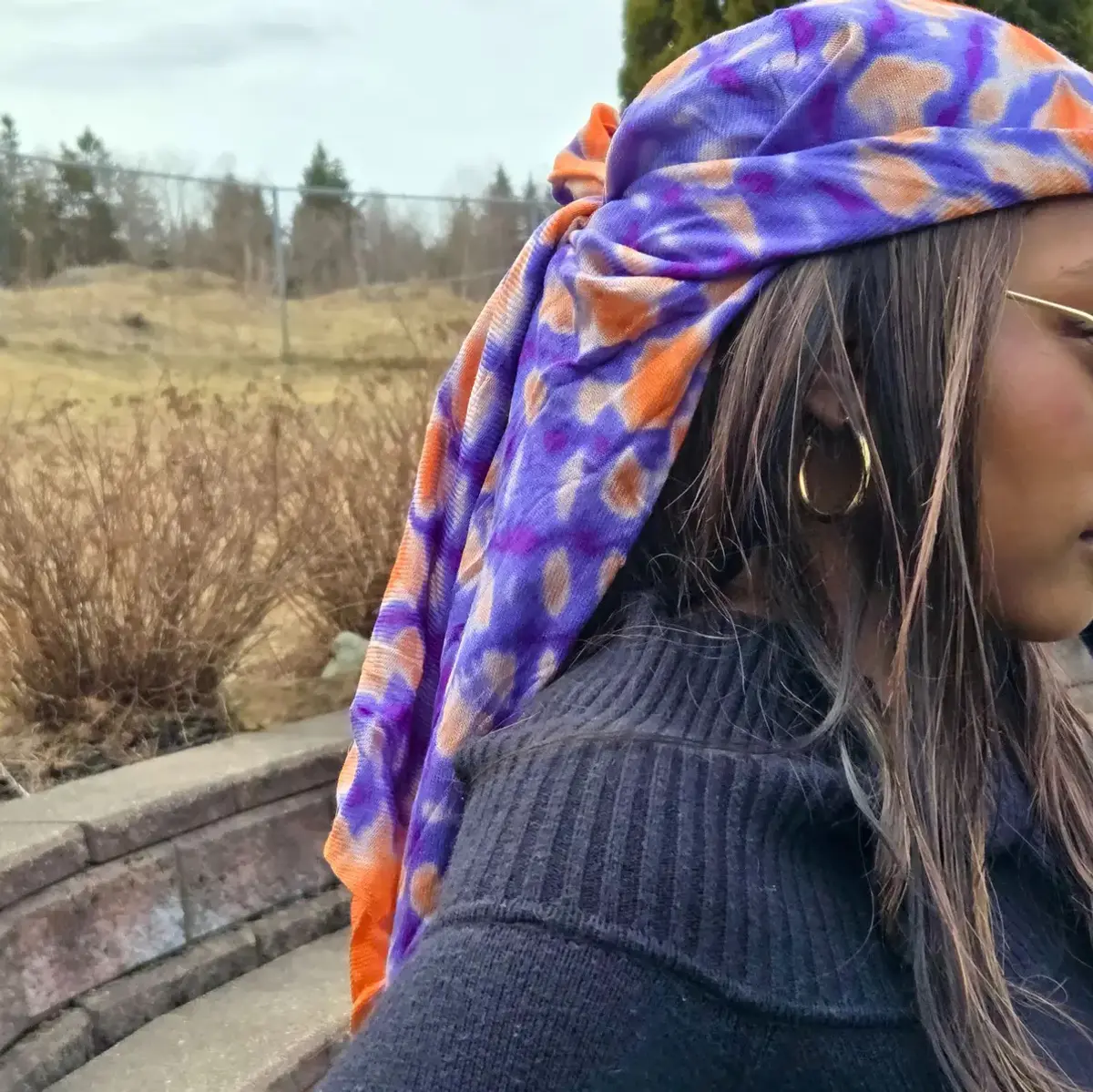 Adire Scarf for Women