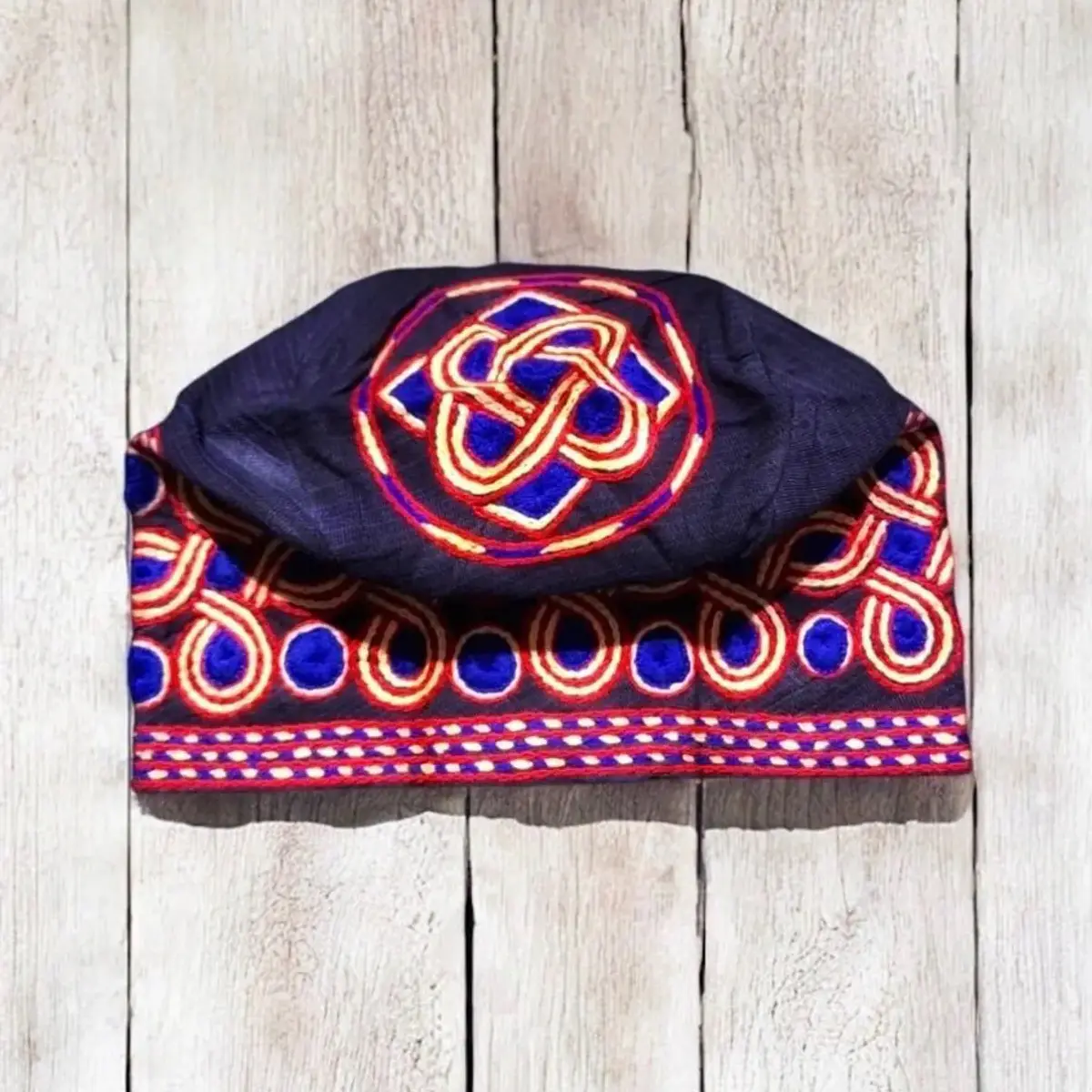 Aso Oke Cap - Purple