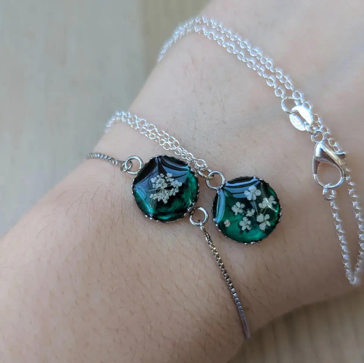 Resin Bracelet - Green