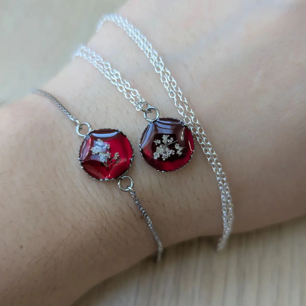 Resin Bracelet - Red